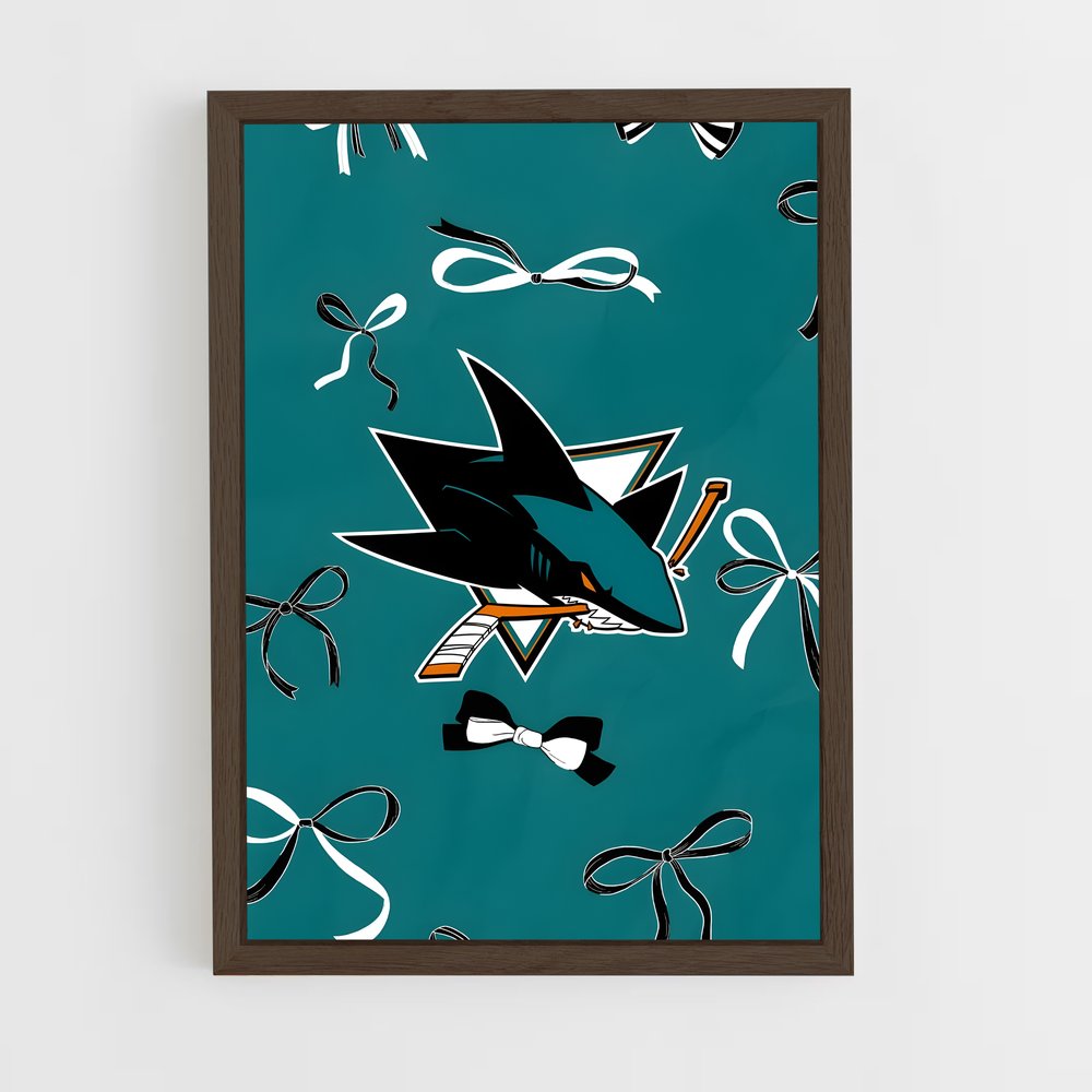 Poster Sharks Attack – affiche Hockey sur glace (vue 5)